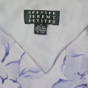 Spenser Jeremy Lavender Silk Midi Dress Size 4